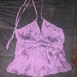 DO+BE purple silk top
